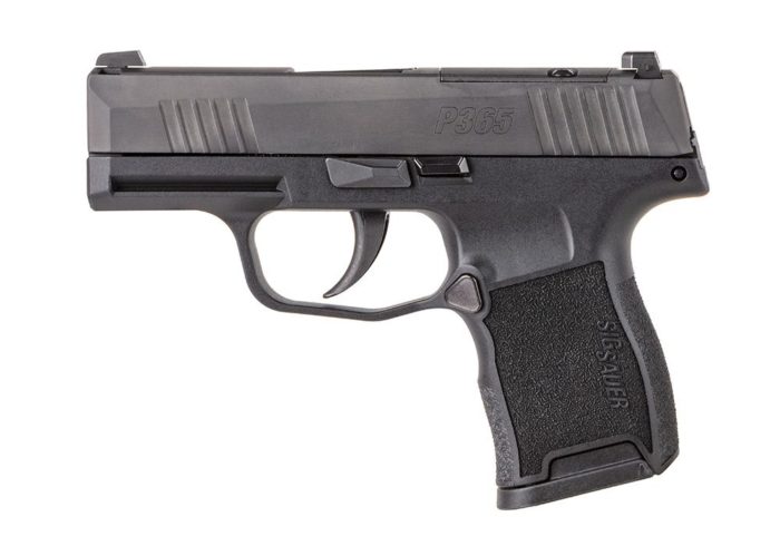 SIG P365- 380 ACP PISTOL, OPTICS READY BLACK